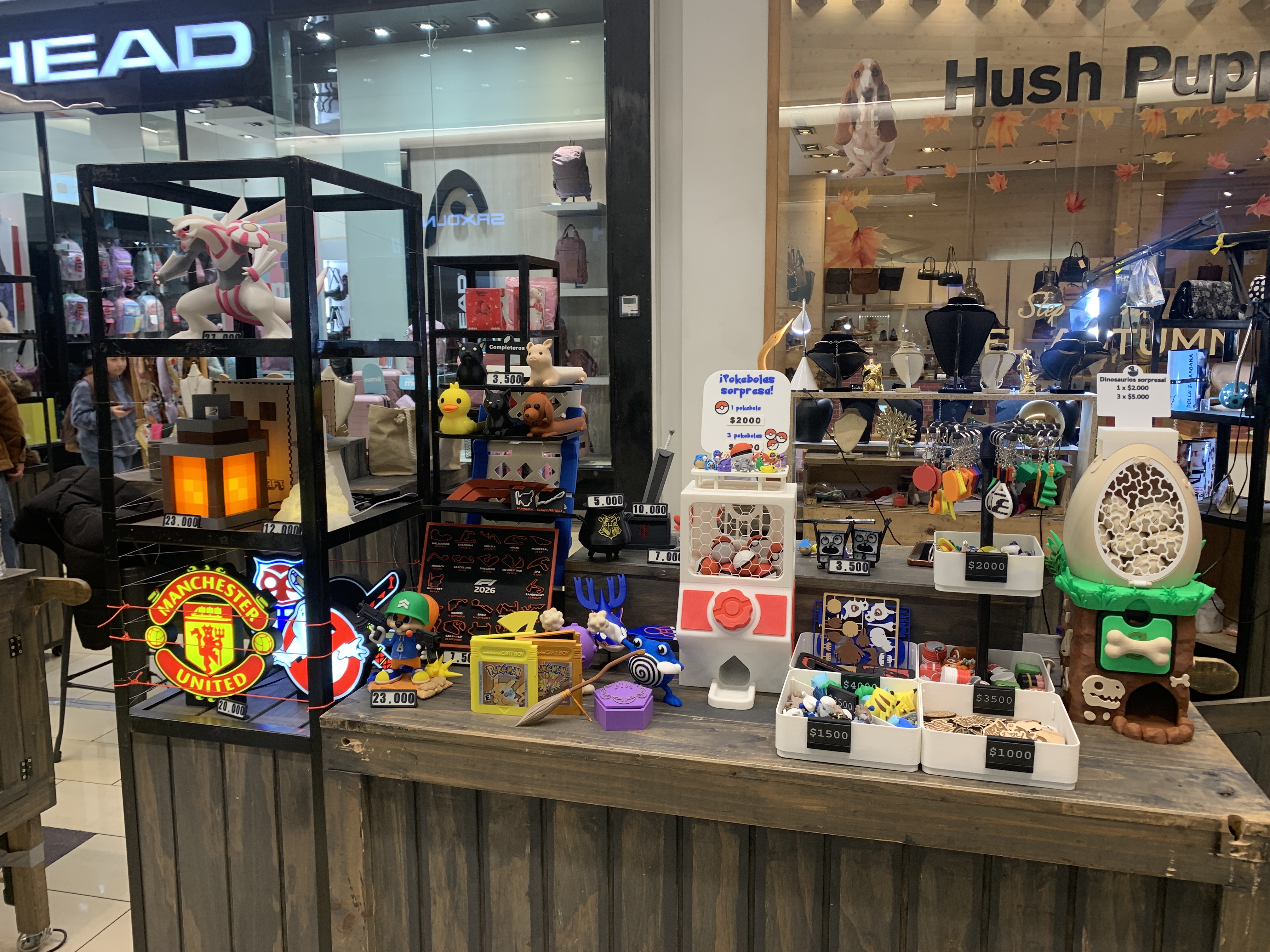 Stand SILICON 3D en mall Concepción