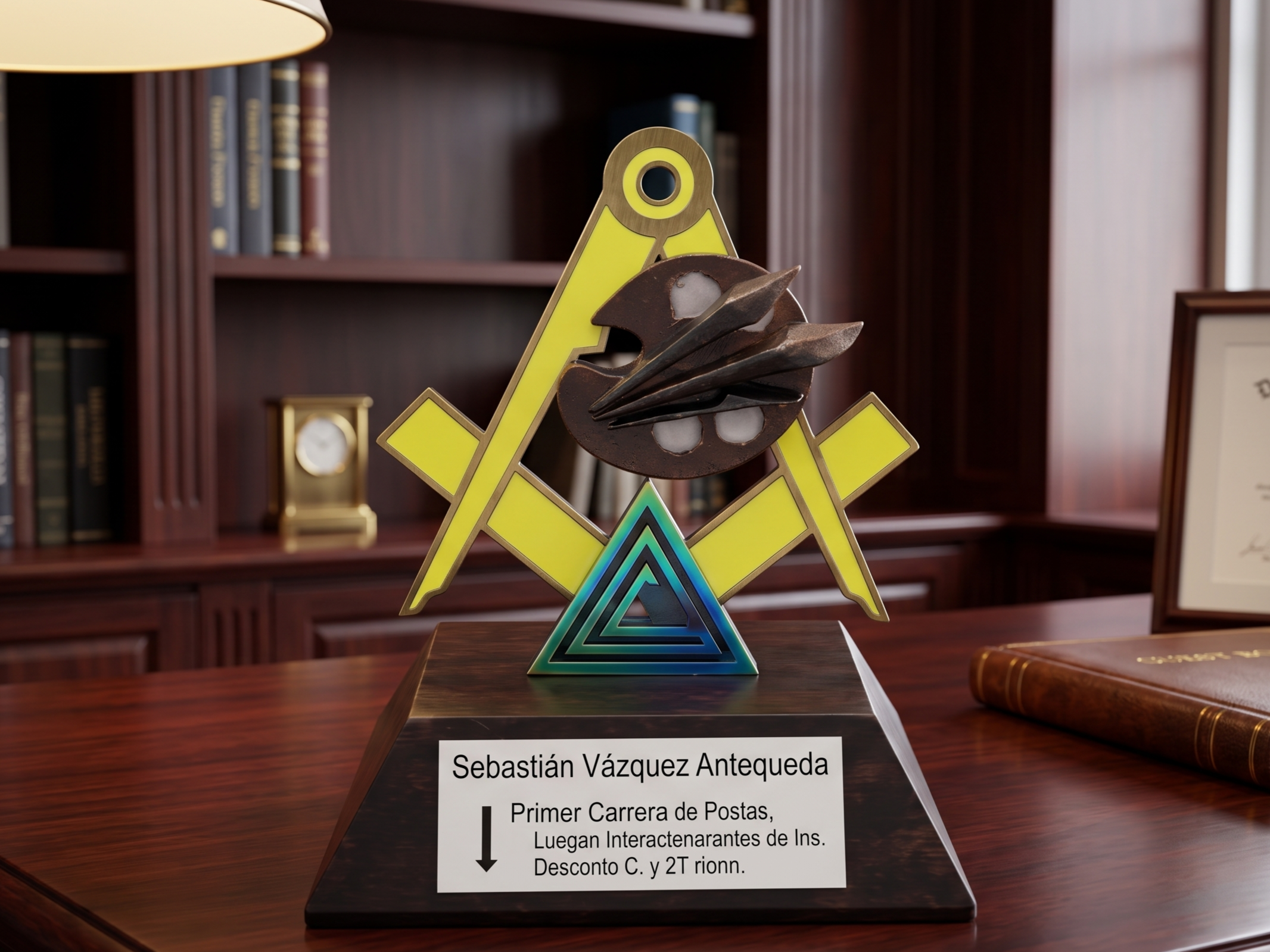 Trofeo de reconocimiento personalizado en impresión 3D para Colegio Etchegoyen Talcahuano